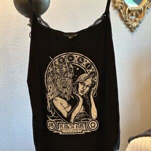 Killstar 4X tank top NWOT Adjustable straps goth occult
